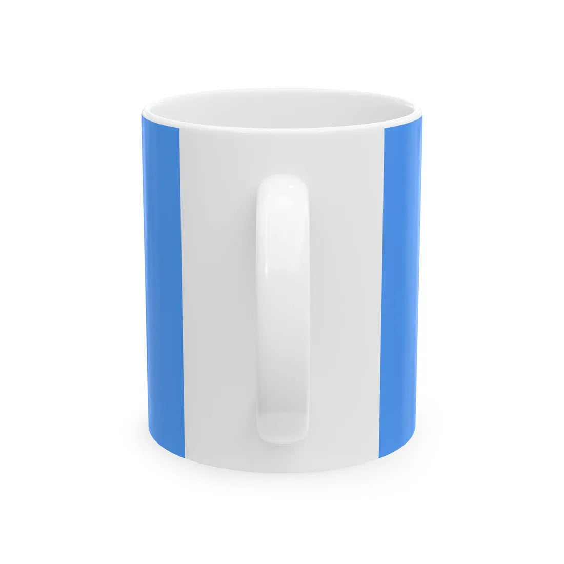 Ensign of the National Yacht Club Ireland pre-1945 (Ireland) White Coffee Mug - Go Mug Yourself
