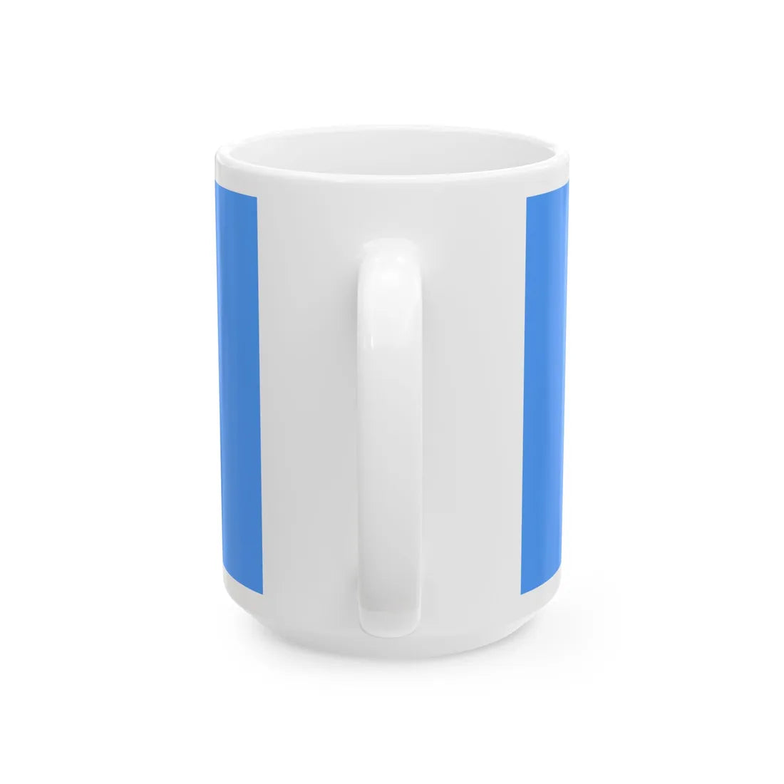 Ensign of the National Yacht Club Ireland pre-1945 (Ireland) White Coffee Mug - Go Mug Yourself