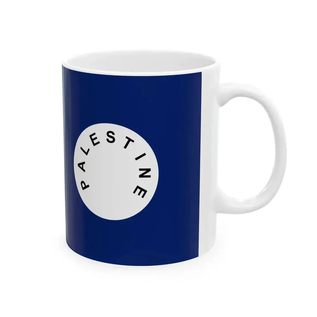 Ensign of the Palestine Mandate Customs and Postal Services 1929-1948 (Israel) White Coffee Mug - Go Mug Yourself