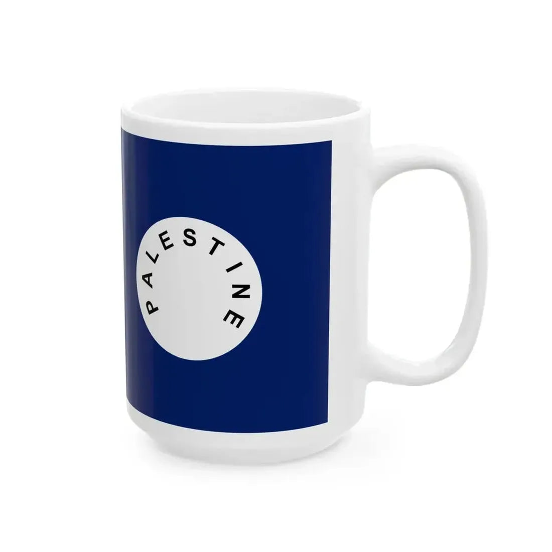 Ensign of the Palestine Mandate Customs and Postal Services 1929-1948 (Israel) White Coffee Mug - Go Mug Yourself