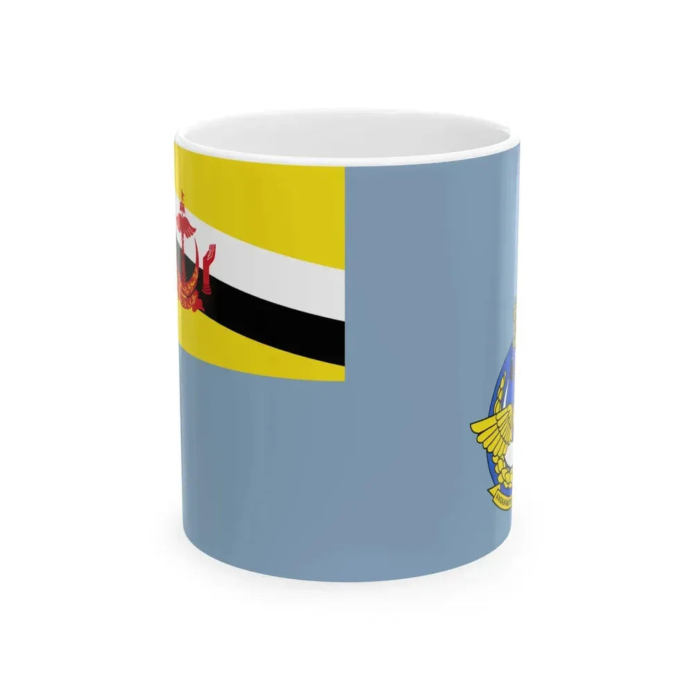Ensign of the Royal Brunei Air Force (Brunei) White Coffee Mug 11oz - Go Mug Yourself