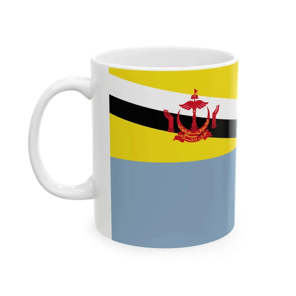 Ensign of the Royal Brunei Air Force (Brunei) White Coffee Mug - Go Mug Yourself