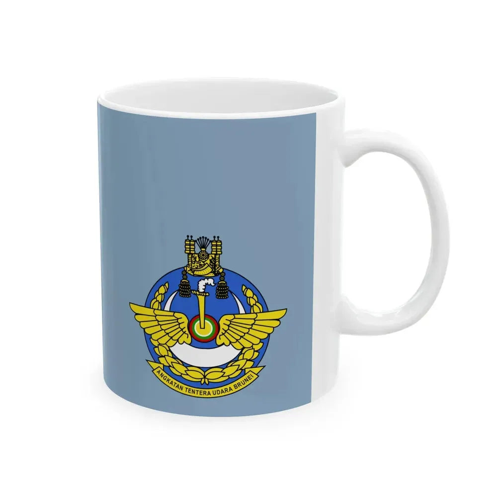 Ensign of the Royal Brunei Air Force (Brunei) White Coffee Mug - Go Mug Yourself