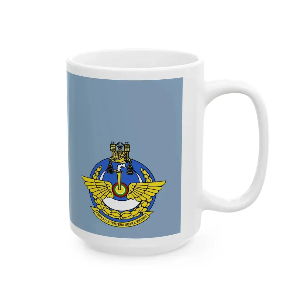 Ensign of the Royal Brunei Air Force (Brunei) White Coffee Mug - Go Mug Yourself