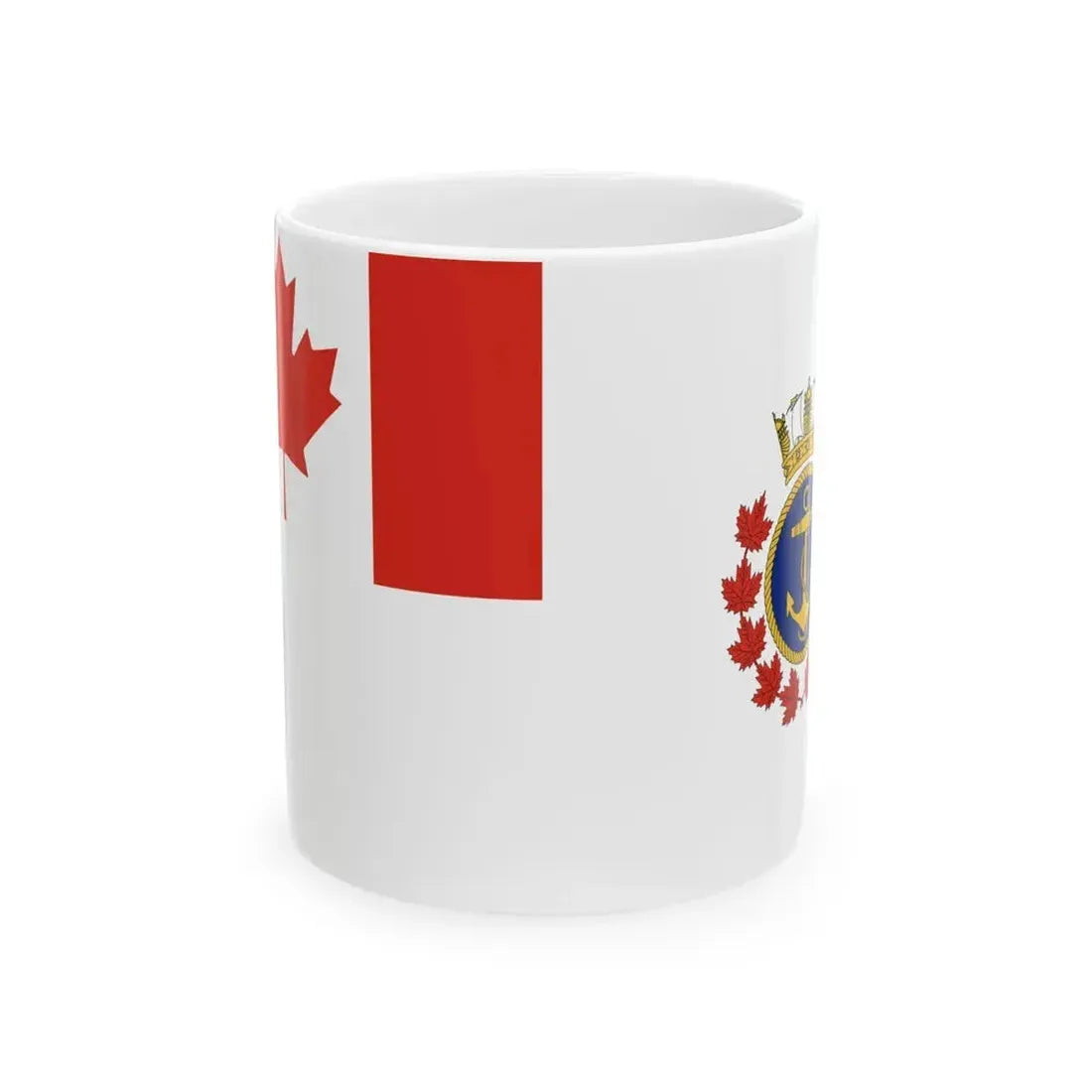 Ensign of the Royal Canadian Sea Cadets (Canada) White Coffee Mug 11oz - Go Mug Yourself