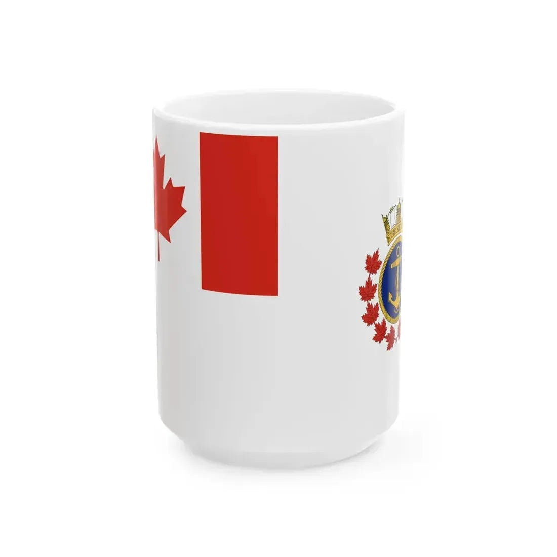 Ensign of the Royal Canadian Sea Cadets (Canada) White Coffee Mug 15oz - Go Mug Yourself