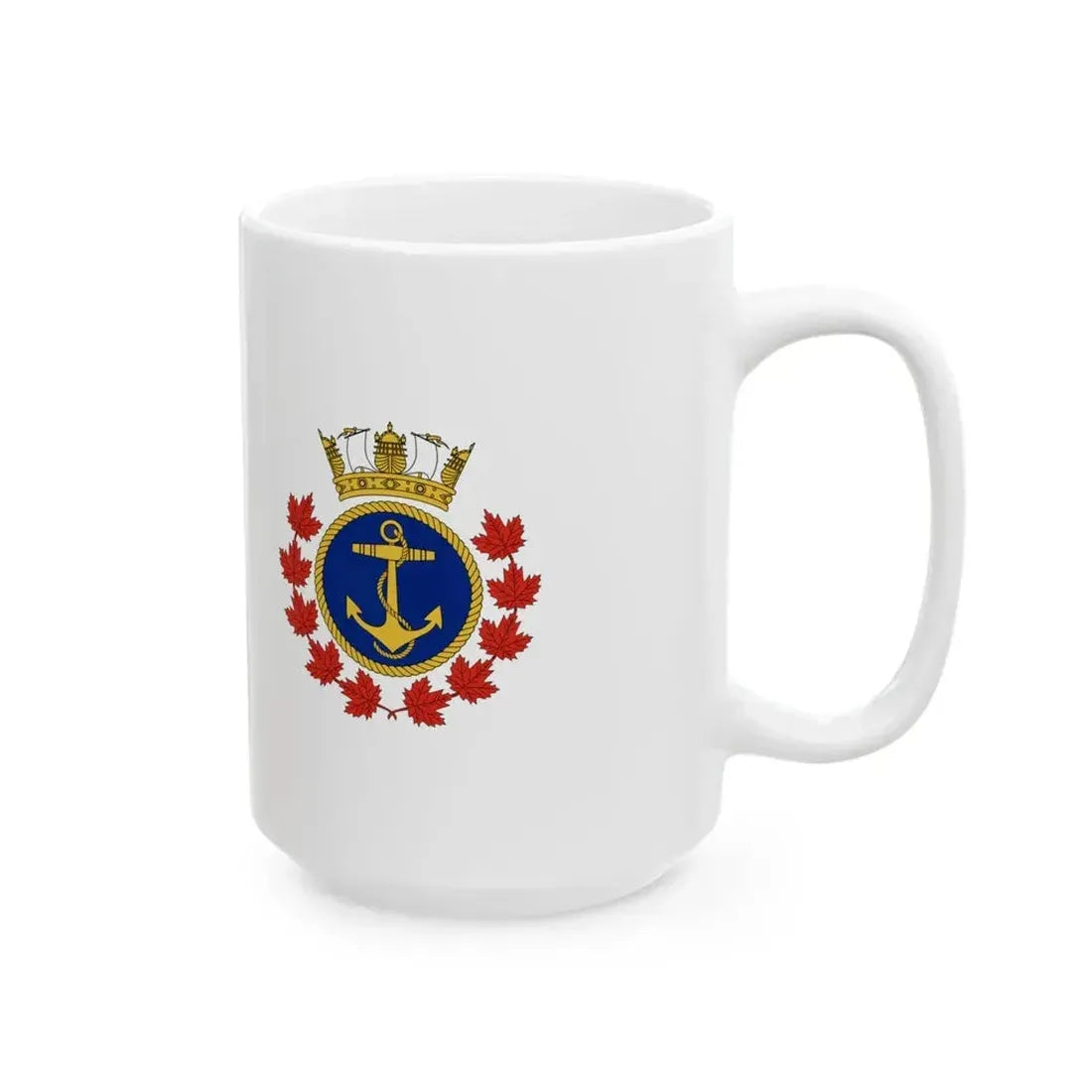 Ensign of the Royal Canadian Sea Cadets (Canada) White Coffee Mug - Go Mug Yourself