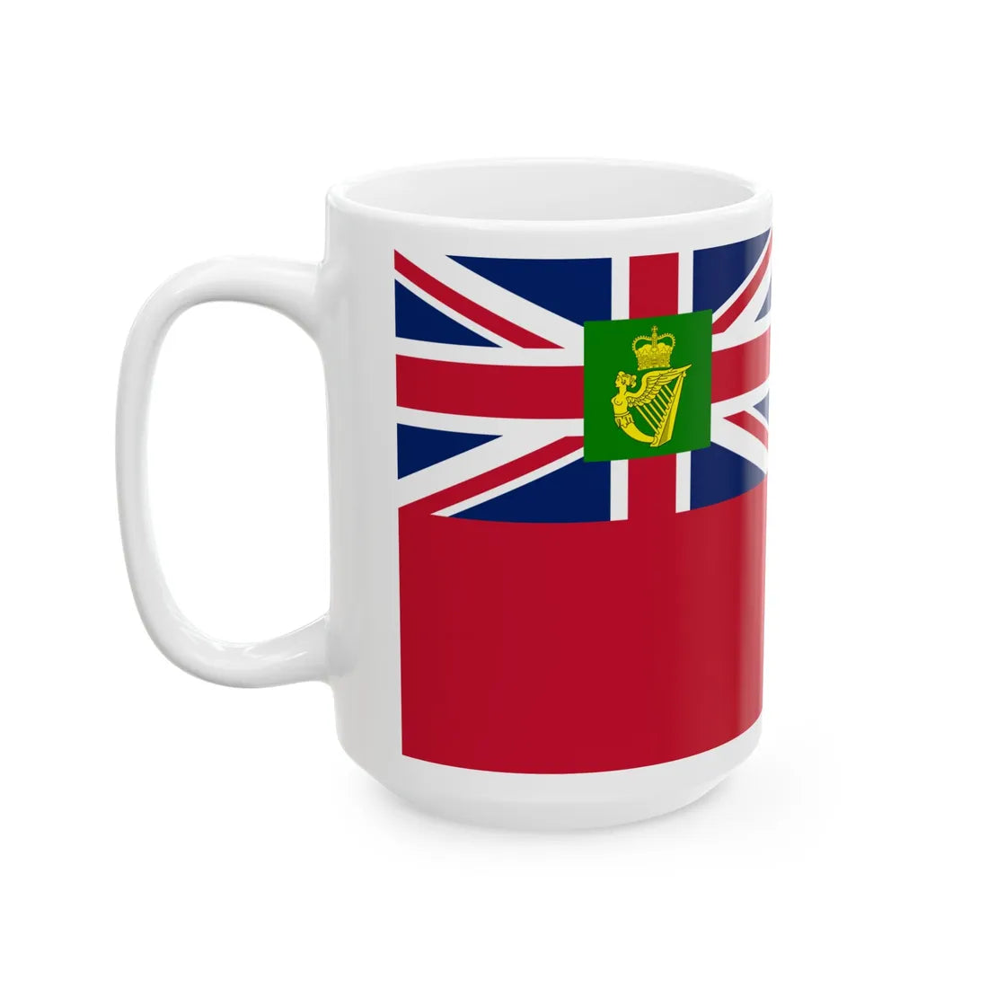 Ensign of the Royal Cork Yacht Club 1801-1948 (Ireland) White Coffee Mug - Go Mug Yourself