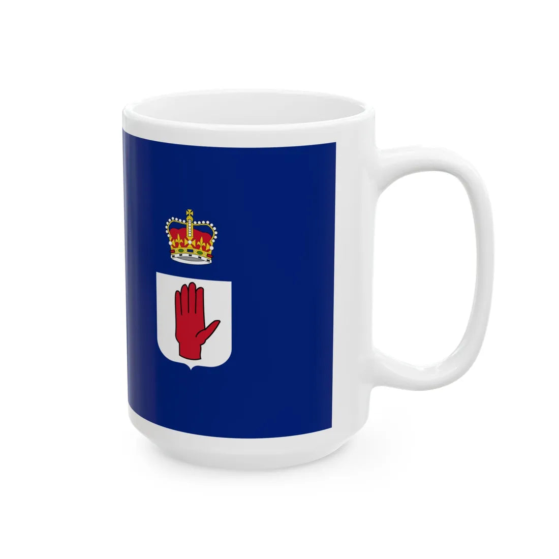 Ensign of the Royal Ulster Yacht Club (Ireland) White Coffee Mug - Go Mug Yourself