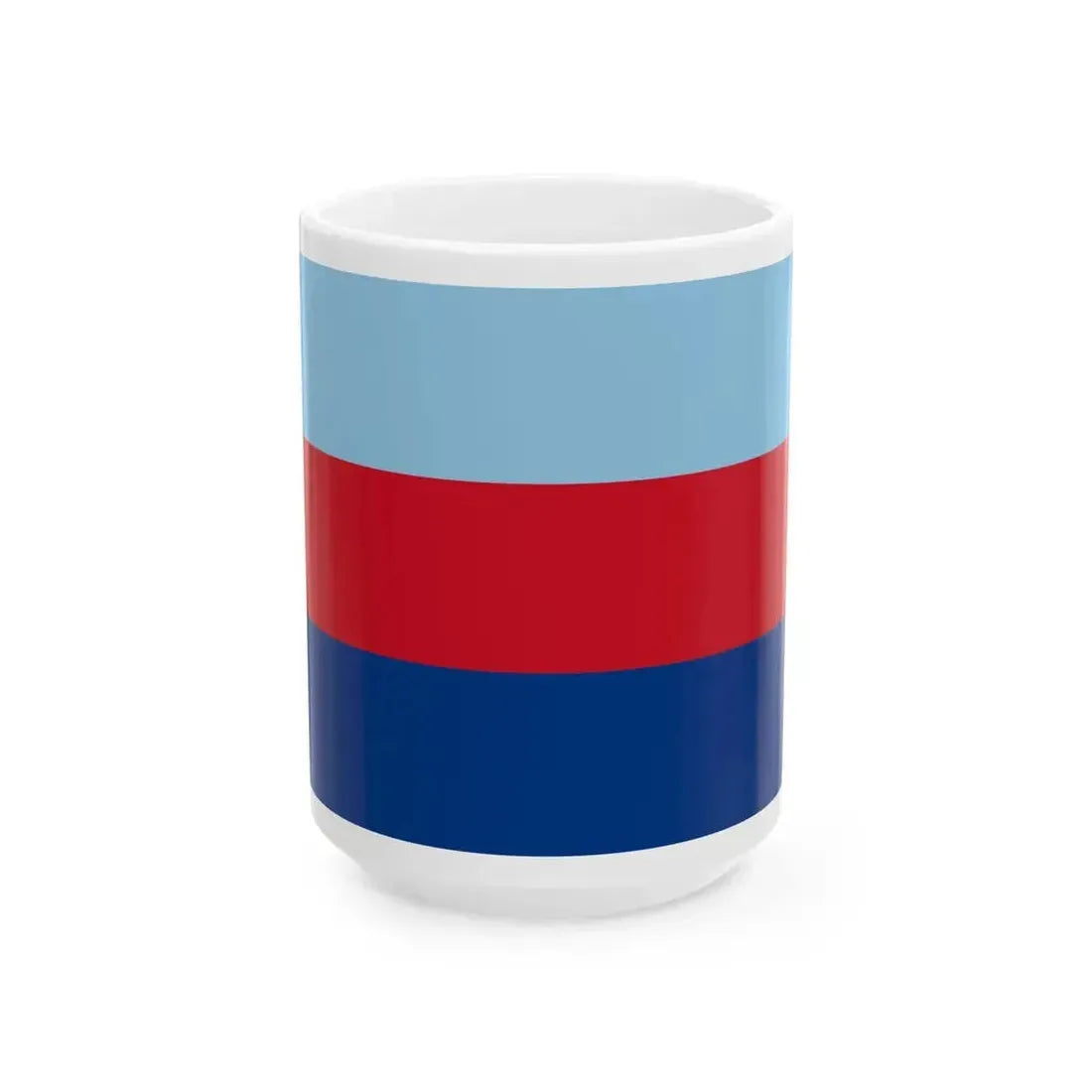 Ensign of the South African Defence Force 1947-1981 (South Africa) White Coffee Mug 15oz - Go Mug Yourself