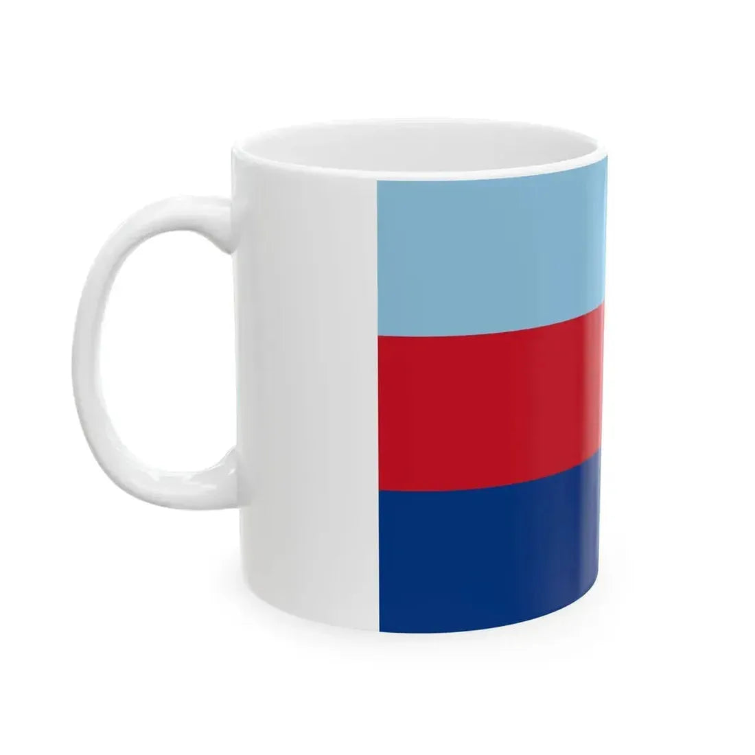 Ensign of the South African Defence Force 1947-1981 (South Africa) White Coffee Mug - Go Mug Yourself