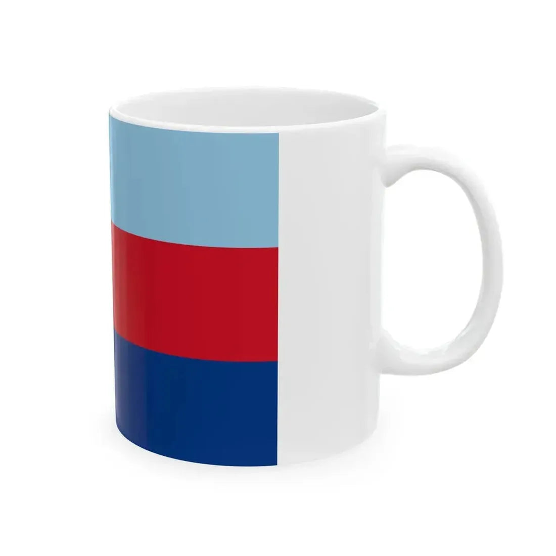Ensign of the South African Defence Force 1947-1981 (South Africa) White Coffee Mug - Go Mug Yourself