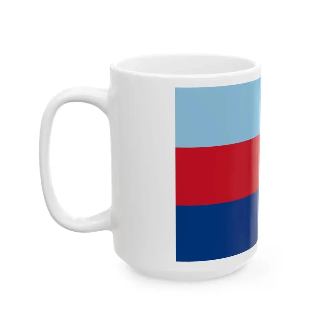 Ensign of the South African Defence Force 1947-1981 (South Africa) White Coffee Mug - Go Mug Yourself