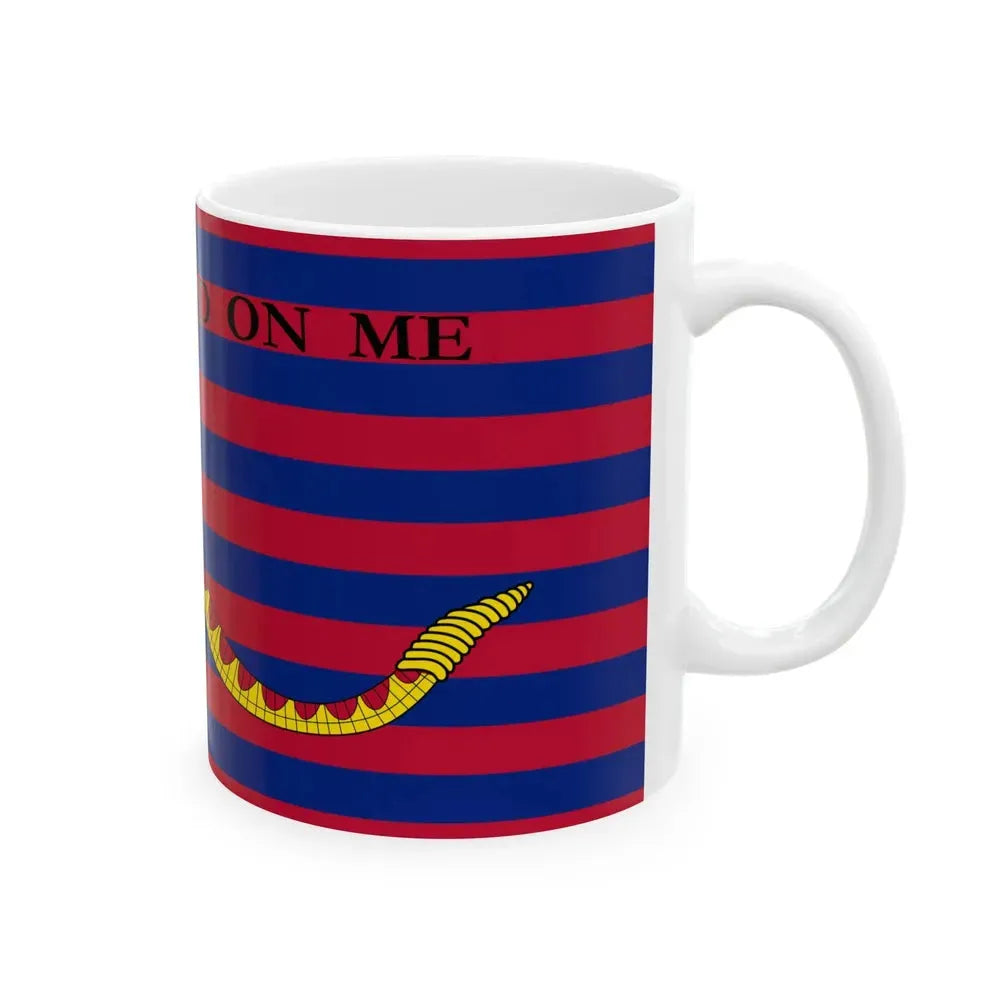 Ensign of the South Carolina Navy (United States) White Coffee Mug - Go Mug Yourself