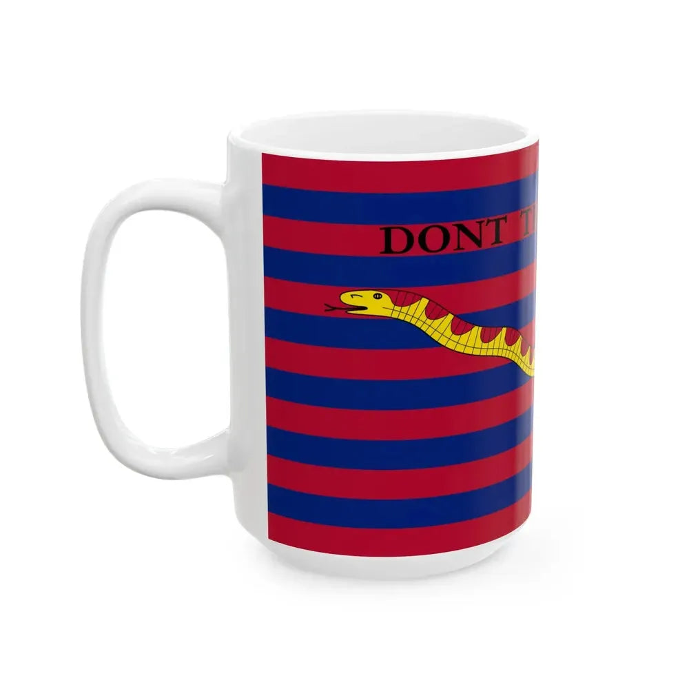 Ensign of the South Carolina Navy (United States) White Coffee Mug - Go Mug Yourself
