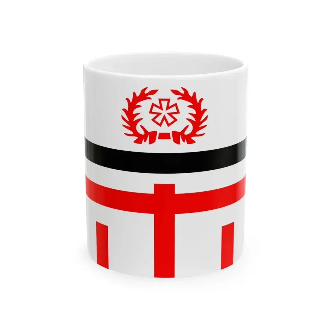 Ensign of the South Pacific Mandate Water Police (Japan) White Coffee Mug 11oz - Go Mug Yourself