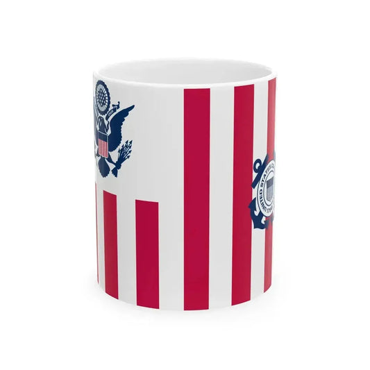 Ensign of the United States Coast Guard (United States) White Coffee Mug 11oz - Go Mug Yourself