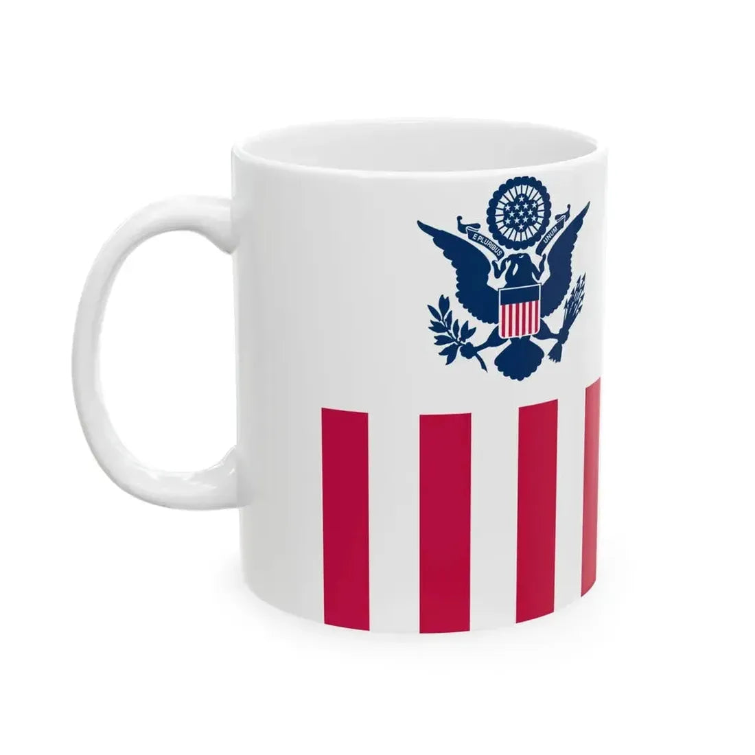 Ensign of the United States Coast Guard (United States) White Coffee Mug - Go Mug Yourself