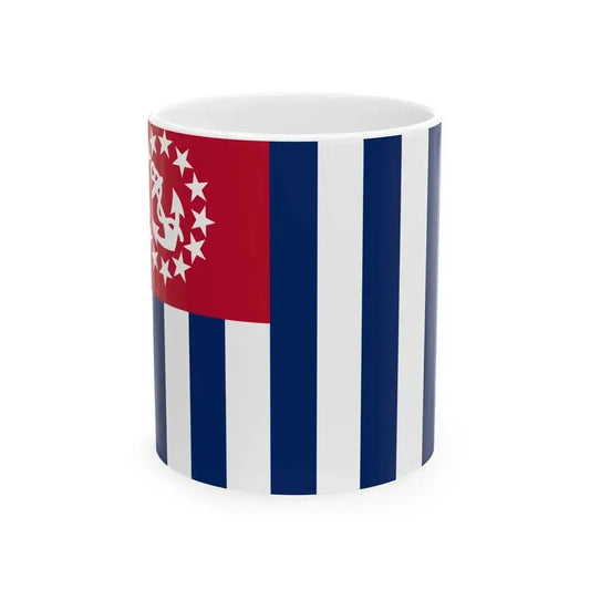 Ensign of the United States Power Squadrons (United States) White Coffee Mug 11oz - Go Mug Yourself