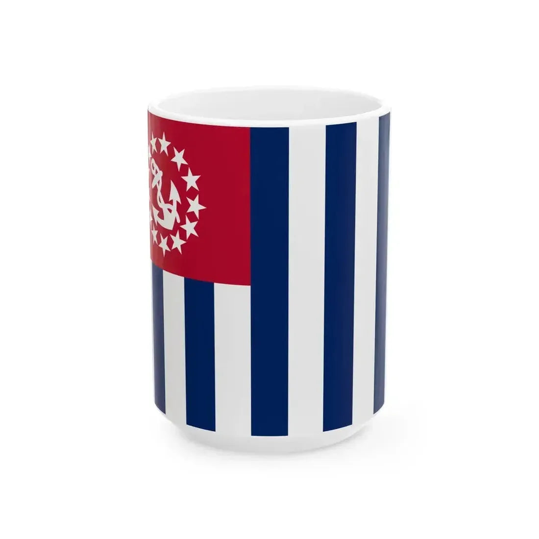 Ensign of the United States Power Squadrons (United States) White Coffee Mug 15oz - Go Mug Yourself