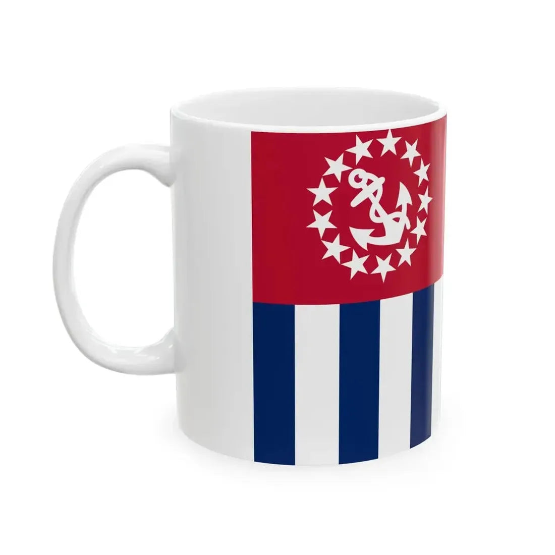 Ensign of the United States Power Squadrons (United States) White Coffee Mug - Go Mug Yourself