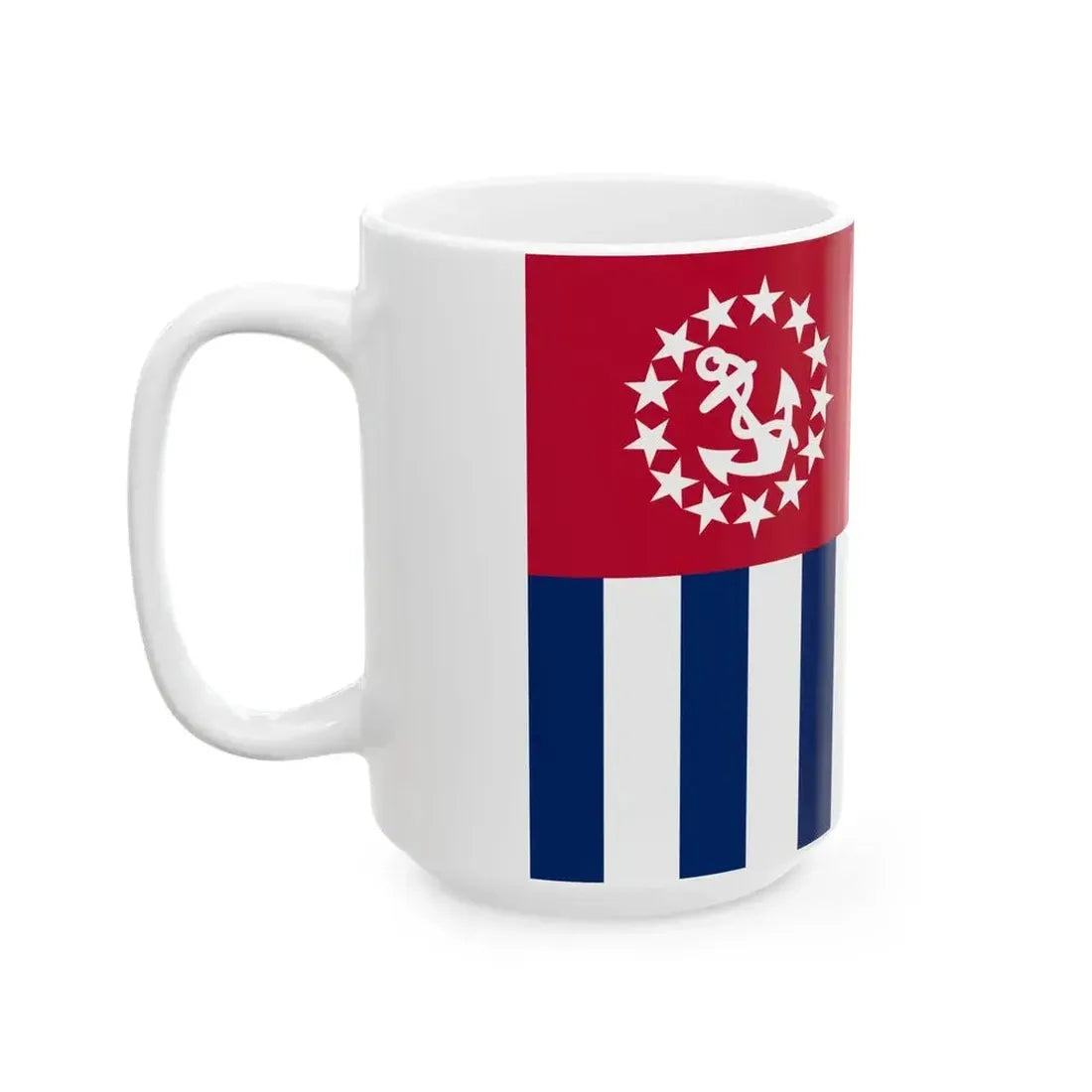Ensign of the United States Power Squadrons (United States) White Coffee Mug - Go Mug Yourself
