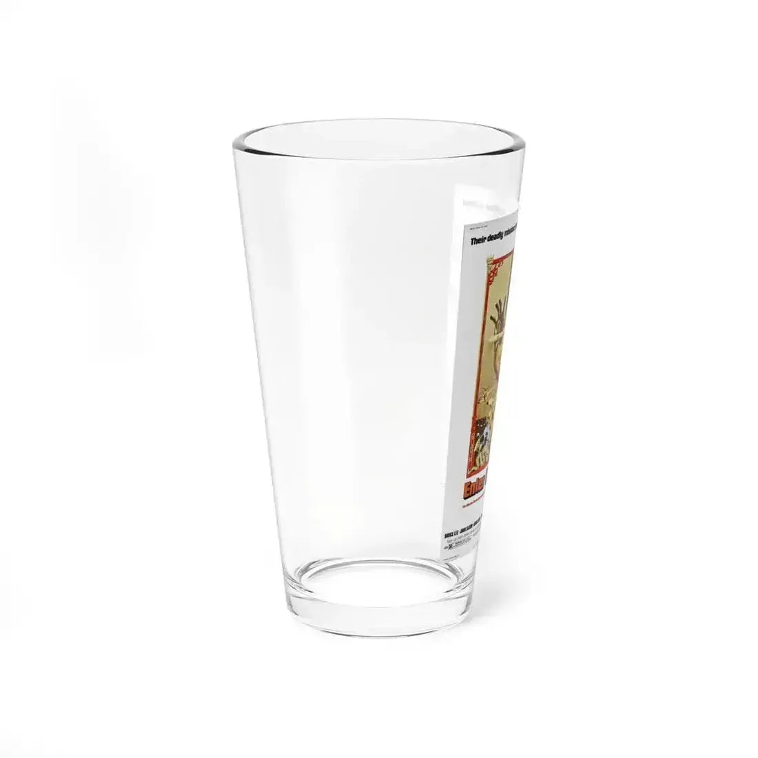 ENTER THE DRAGON 1973 Movie Poster - Pint Glass 16oz - Go Mug Yourself
