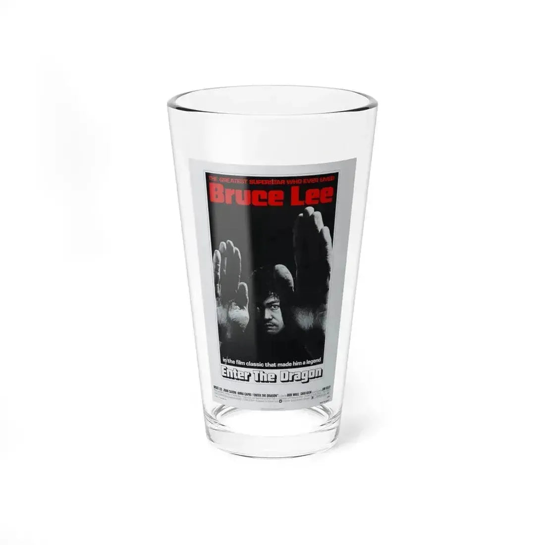 ENTER THE DRAGON (2) 1973 Movie Poster - Pint Glass 16oz 16oz - Go Mug Yourself