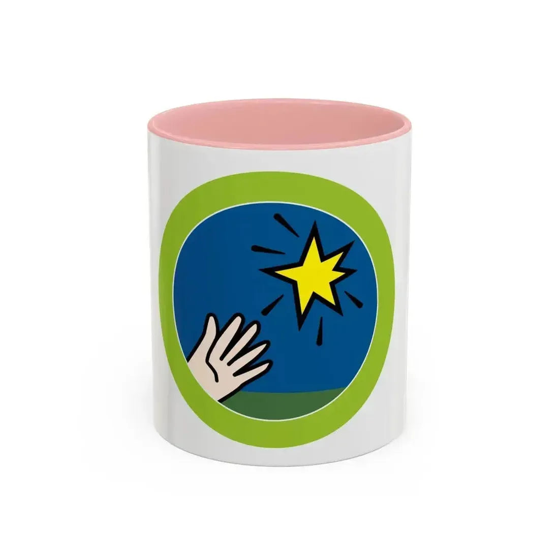 Entrepreneurship (Boy Scout Merit Badge) Accent Coffee Mug 11oz Pink - Go Mug Yourself