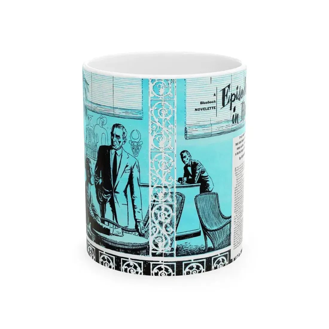 Episode in Haiti, Bluebook, August 1952 - White Coffee Mug 11oz - Go Mug Yourself