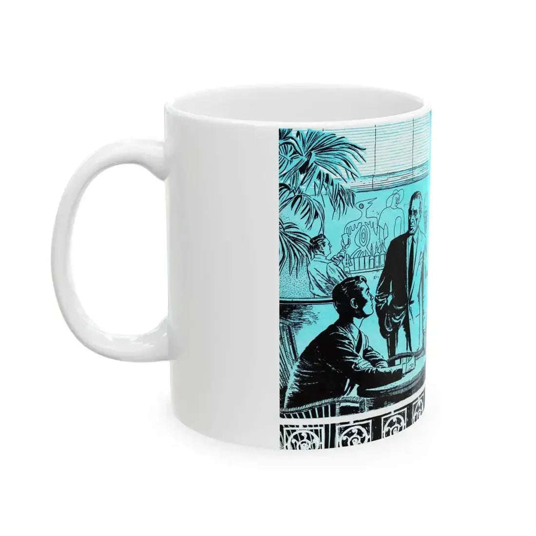 Episode in Haiti, Bluebook, August 1952 - White Coffee Mug - Go Mug Yourself