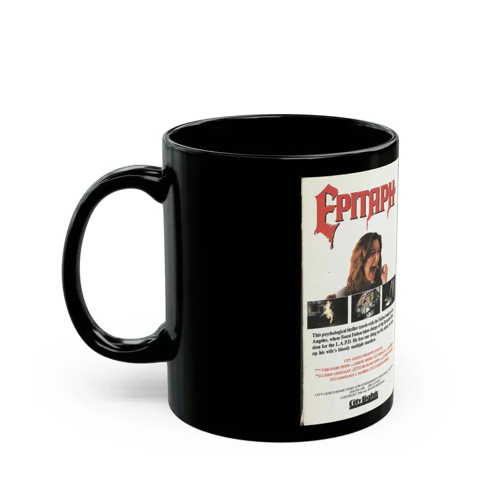 EPITAPH (VHS COVER) - Black Coffee Mug - Go Mug Yourself