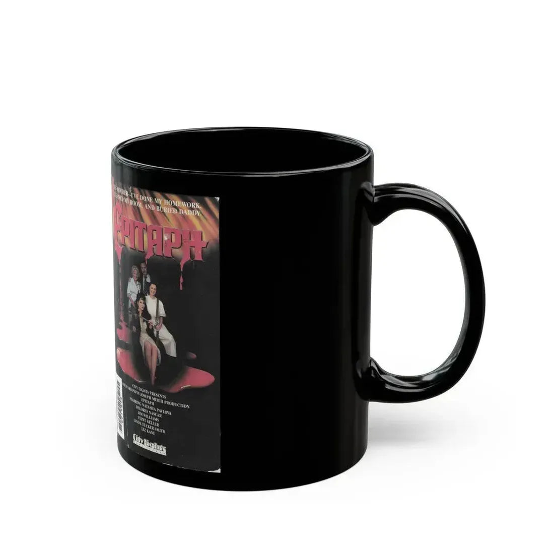 EPITAPH (VHS COVER) - Black Coffee Mug - Go Mug Yourself