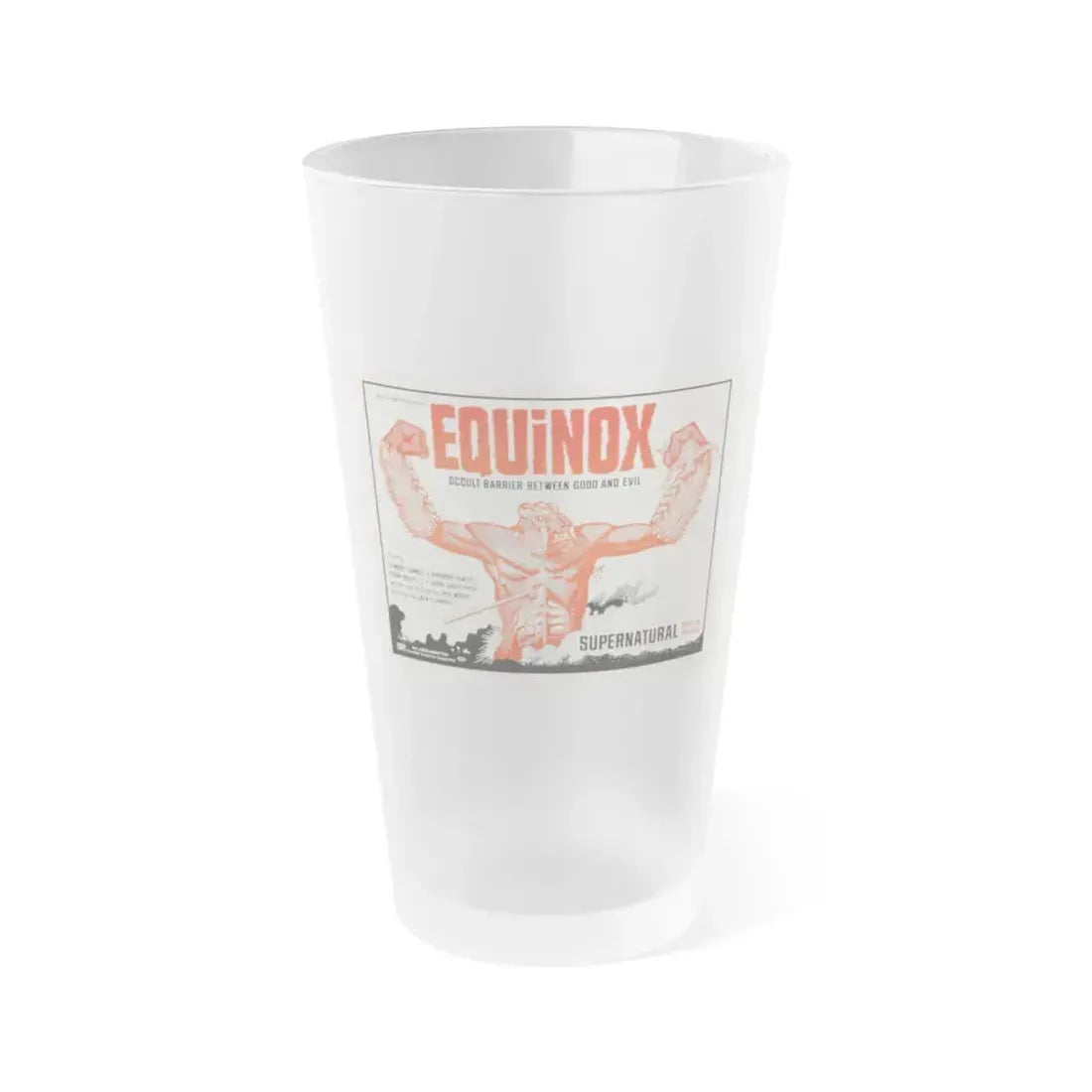 EQUINOX (2) 1970 Movie Poster - Frosted Pint Glass 16oz 16oz Frosted - Go Mug Yourself