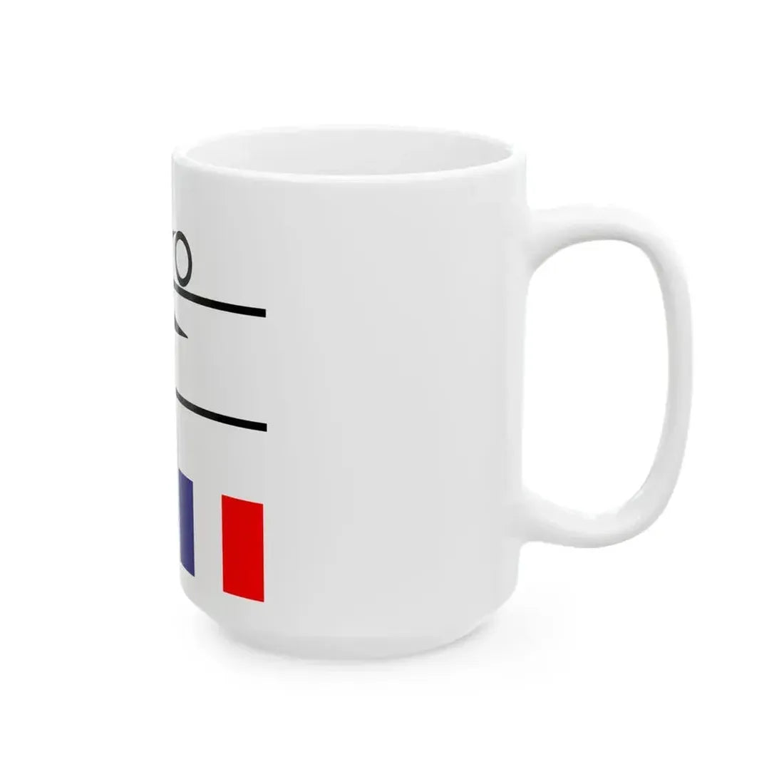 Equipe de France de volley-ball (France) White Coffee Mug - Go Mug Yourself