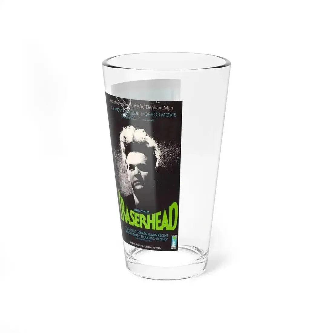 ERASERHEAD (VHS COVER) Pint Glass 16oz - Go Mug Yourself