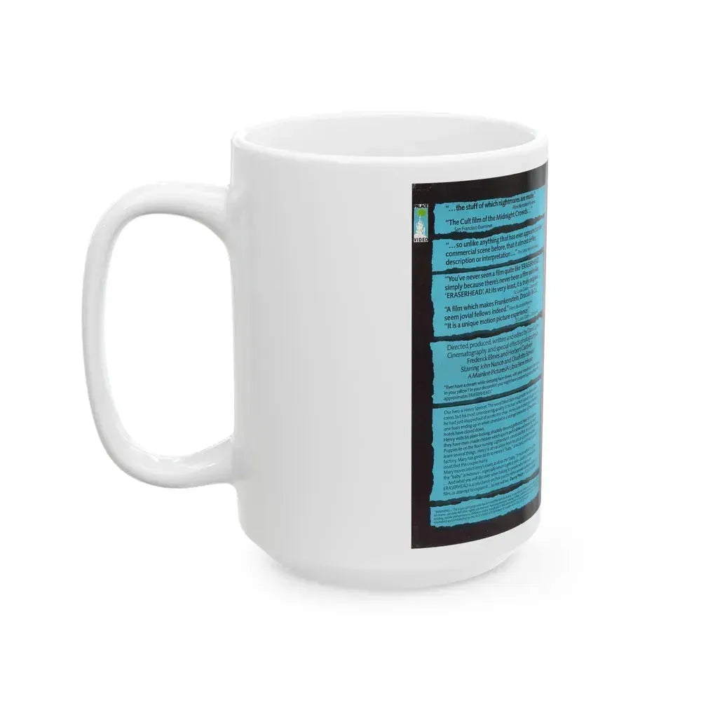 ERASERHEAD (VHS COVER) - White Coffee Mug - Go Mug Yourself