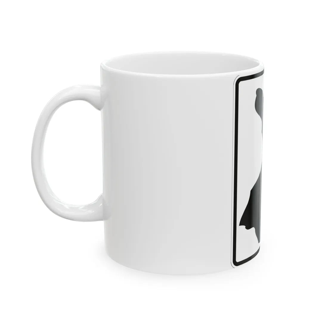 Erie County 130 NY (New York) (Road Sign) White Coffee Mug - Go Mug Yourself