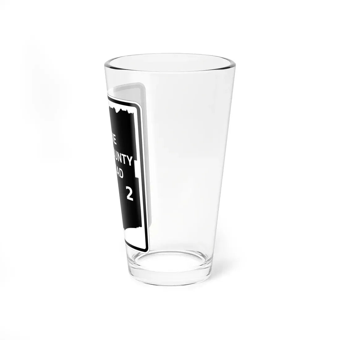Erie County 2 NY (New York) (Road Sign) Pint Glass 16oz - Go Mug Yourself