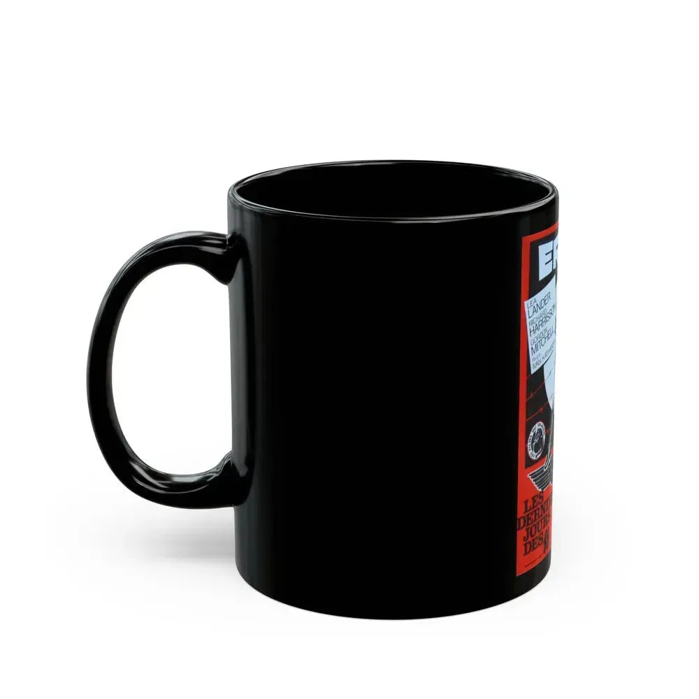 ERIKA (ACHTUNG DESERT TIGERS) 1977 Movie Poster - Black Coffee Mug - Go Mug Yourself