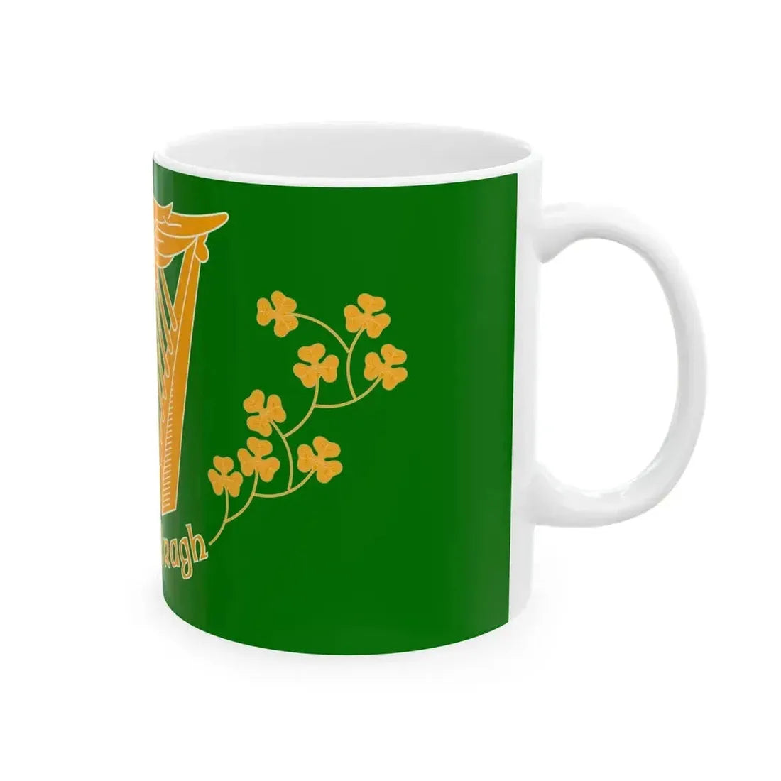 Erin Go Bragh Banner (Ireland) White Coffee Mug - Go Mug Yourself