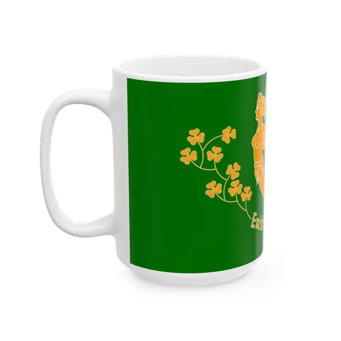 Erin Go Bragh Banner (Ireland) White Coffee Mug - Go Mug Yourself