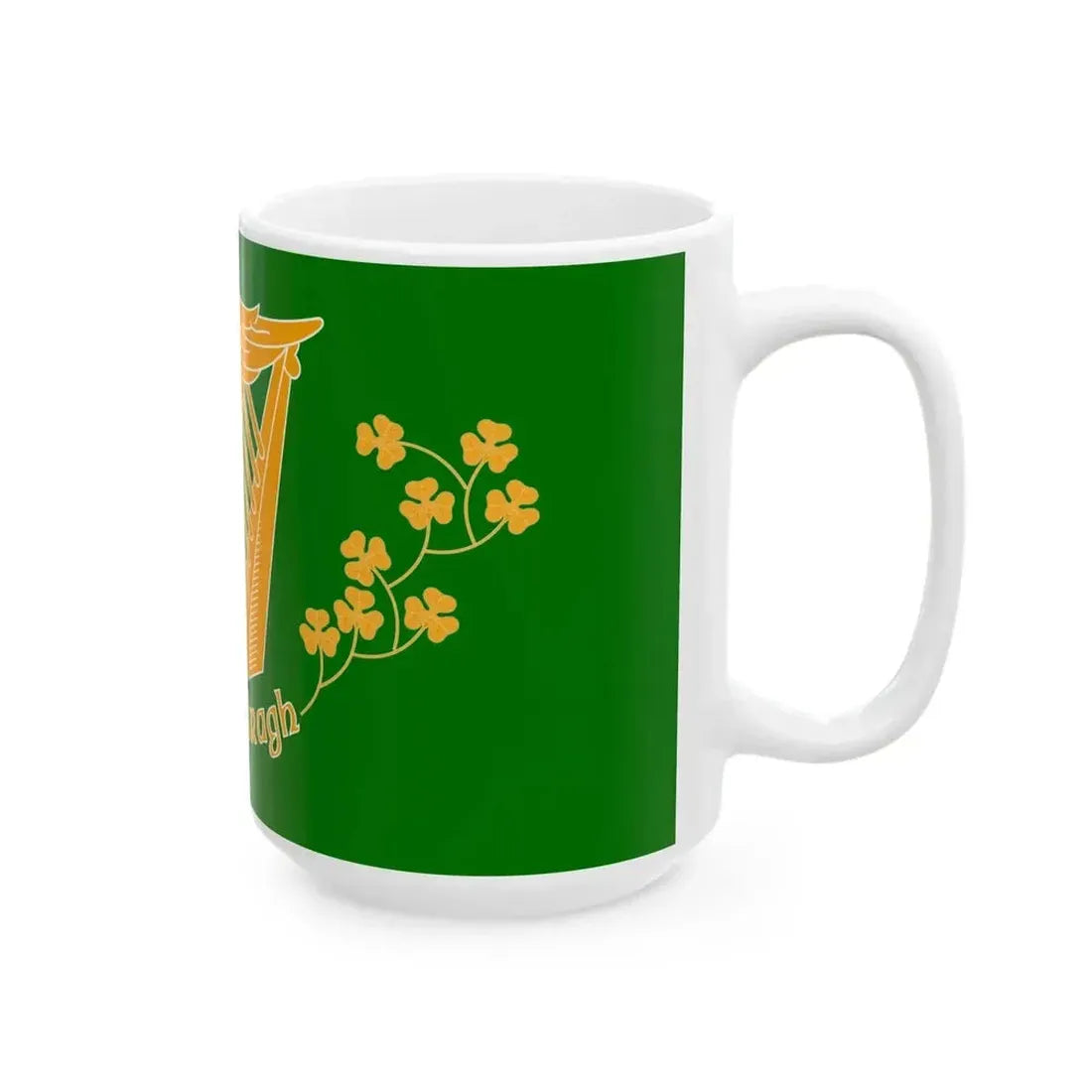 Erin Go Bragh Banner (Ireland) White Coffee Mug - Go Mug Yourself
