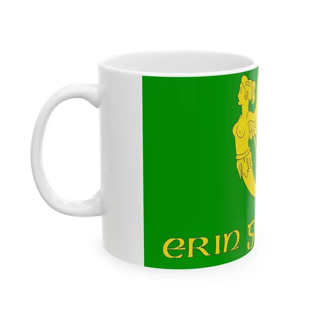 Erin Go Bragh Flag (Ireland) White Coffee Mug - Go Mug Yourself