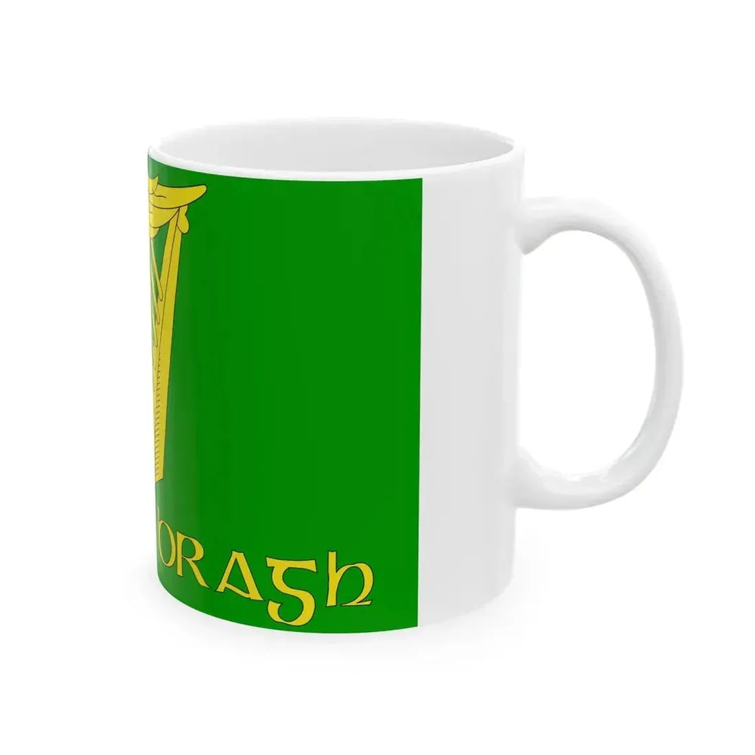Erin Go Bragh Flag (Ireland) White Coffee Mug - Go Mug Yourself