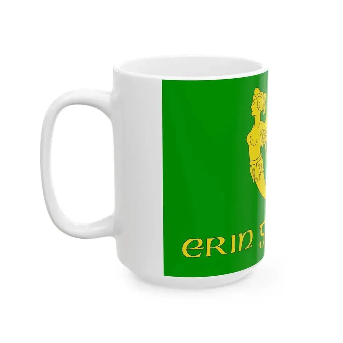 Erin Go Bragh Flag (Ireland) White Coffee Mug - Go Mug Yourself