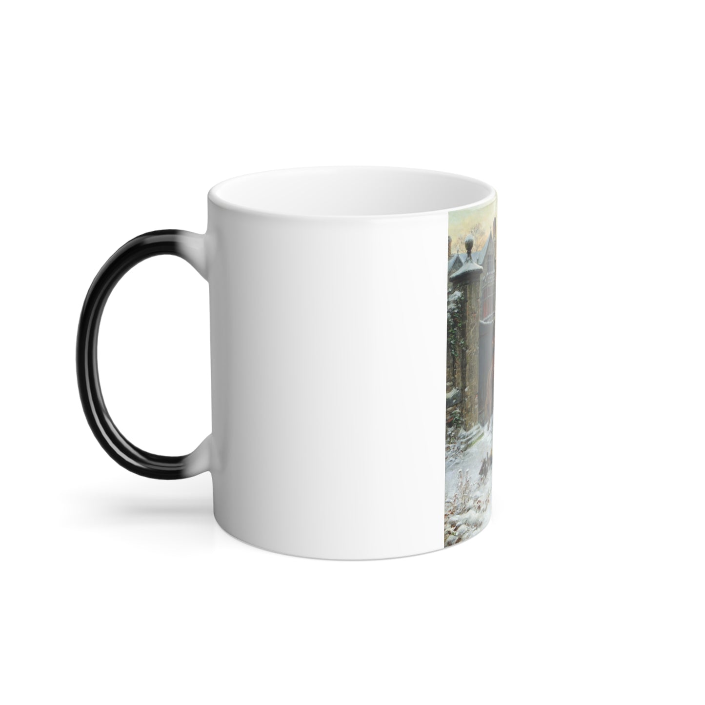 Ernest Crofts (1847-1911) Roundheads at the Gate - oil on canvas 1894 - Color Changing Mug 11oz-Go Mug Yourself