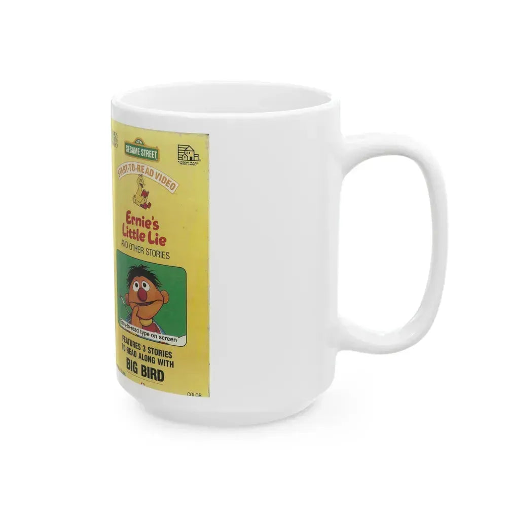 ERNIES LITTLE LIE AND OTHER STORIES (VHS COVER) - White Coffee Mug - Go Mug Yourself