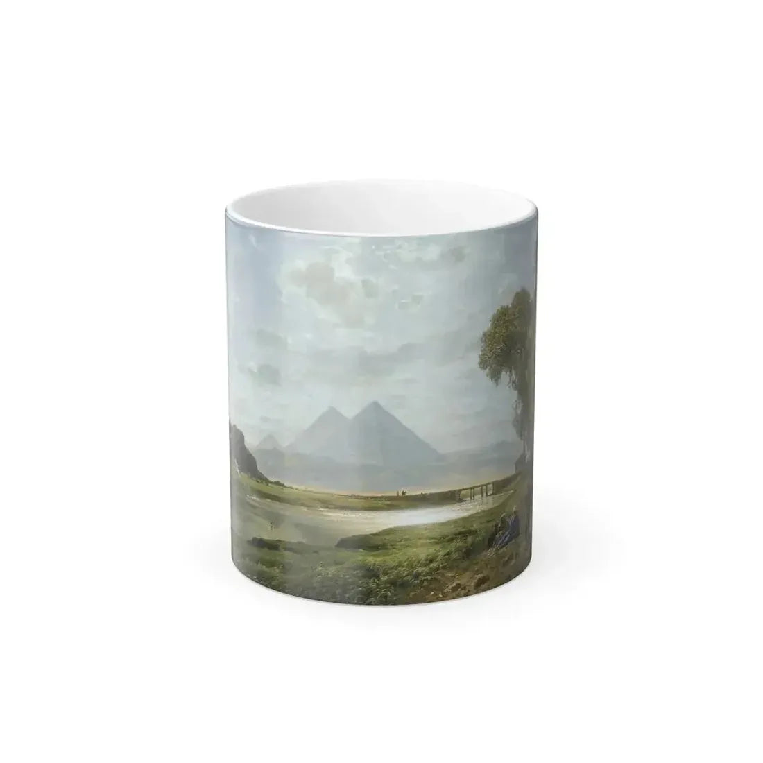 Ernst Carl Eugen Koerner (1846-1927) Pyramids - Color Changing Mug 11oz 11oz - Go Mug Yourself