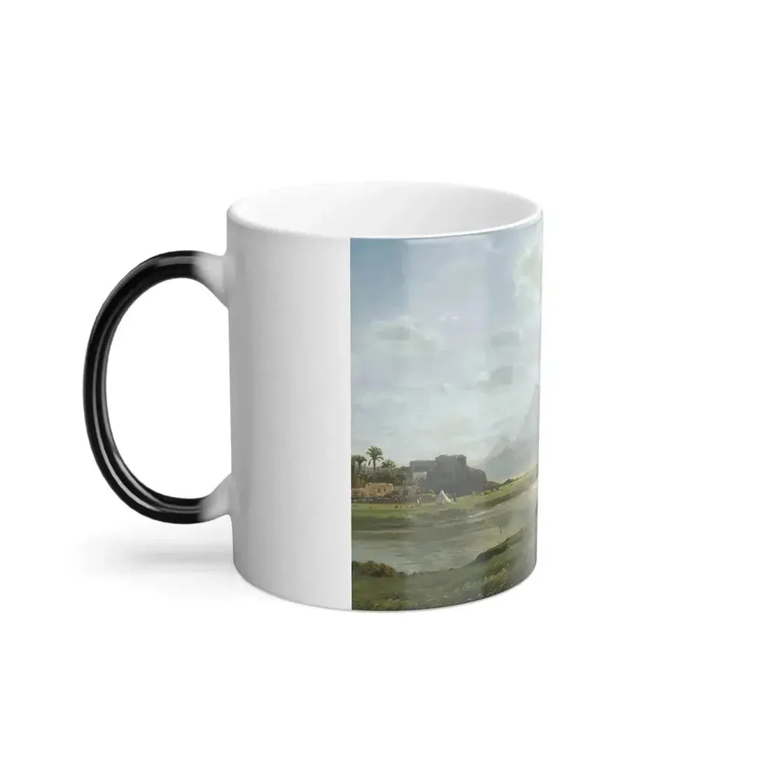 Ernst Carl Eugen Koerner (1846-1927) Pyramids - Color Changing Mug 11oz - Go Mug Yourself